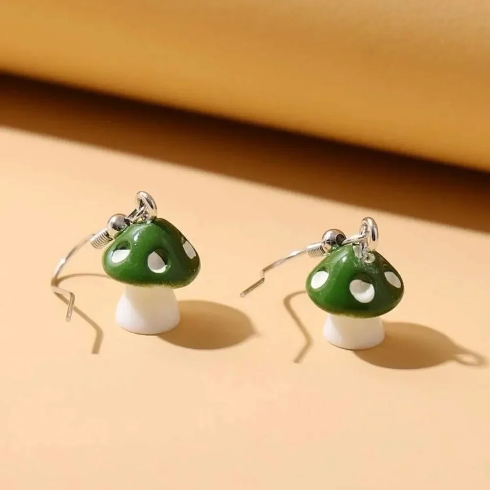 Mushroom Statement Earrings
